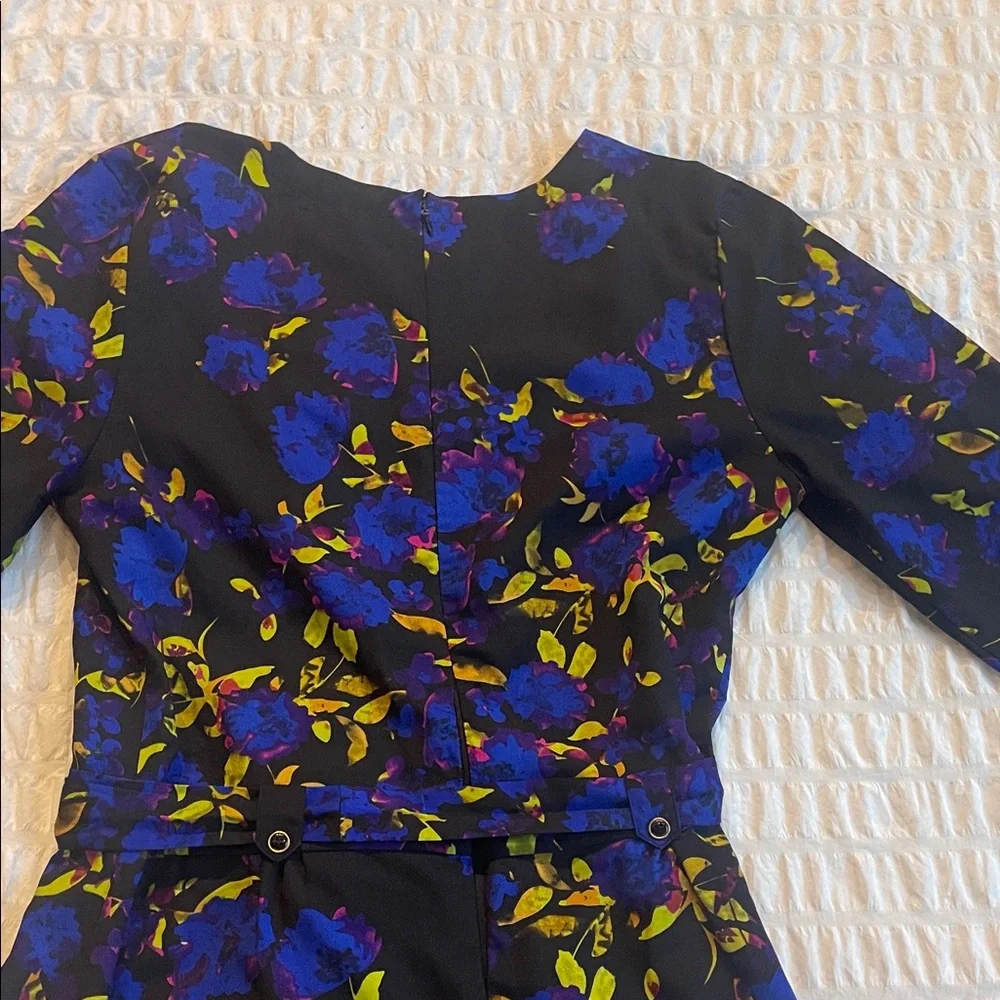 🌟 Yumi Kim Black, Floral Design Wrap Romper - Picture 14 of 14